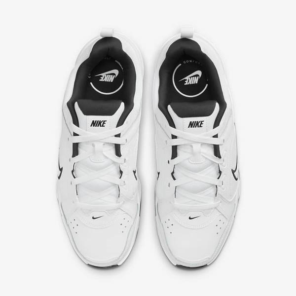 Men's Nike Defy All Day Sneakers White / Black / White | NK378LBF