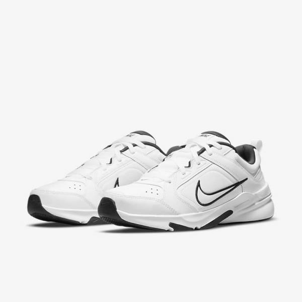 Men's Nike Defy All Day Sneakers White / Black / White | NK378LBF