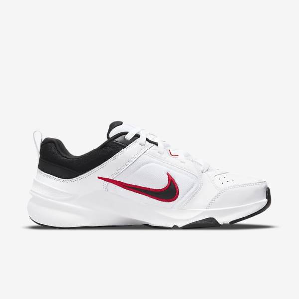 Men's Nike Defy All Day Training Shoes White / Red / Black | NK458GVS