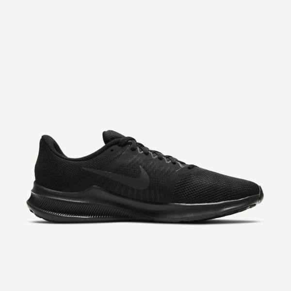 Men's Nike Downshifter 11 Road Running Shoes Black / Light Grey / Dark Grey | NK163POI