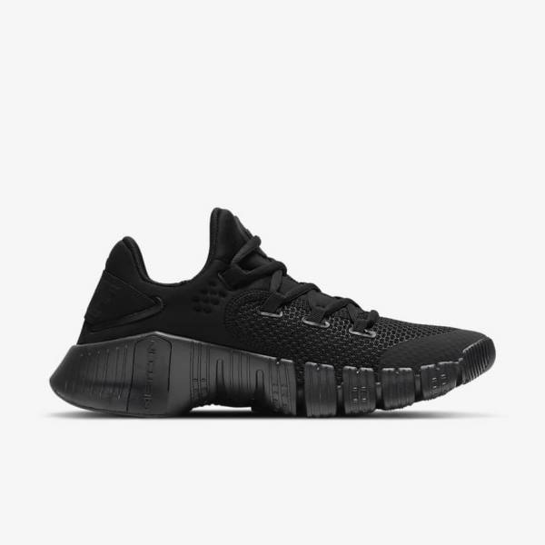 Men's Nike Free Metcon 4 Training Shoes Black | NK158BWT