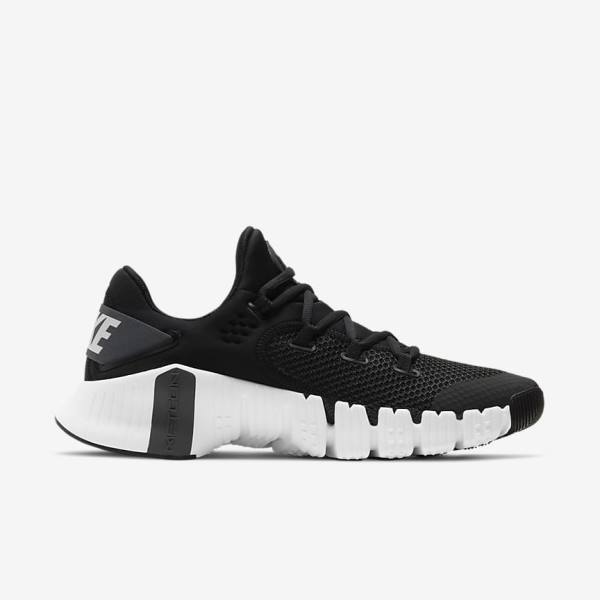 Men's Nike Free Metcon 4 Training Shoes Black / Grey | NK823KCF