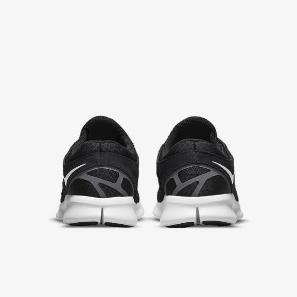 Men's Nike Free Run 2 Sneakers Black / Dark Grey / White | NK391PWN