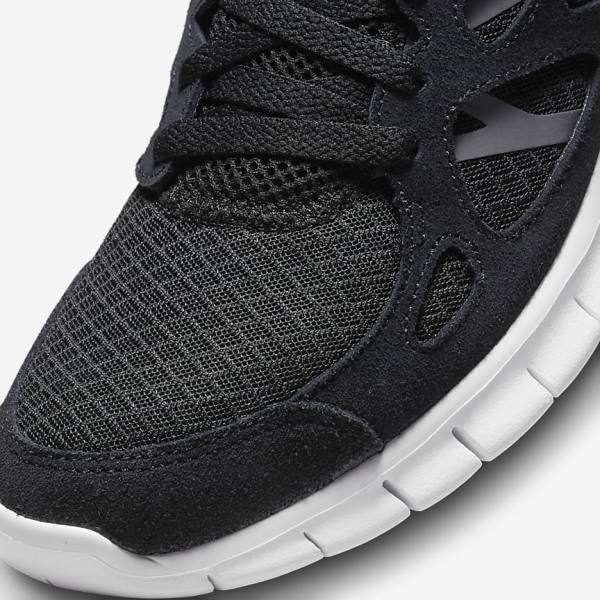 Men's Nike Free Run 2 Sneakers Black / Dark Grey / White | NK391PWN