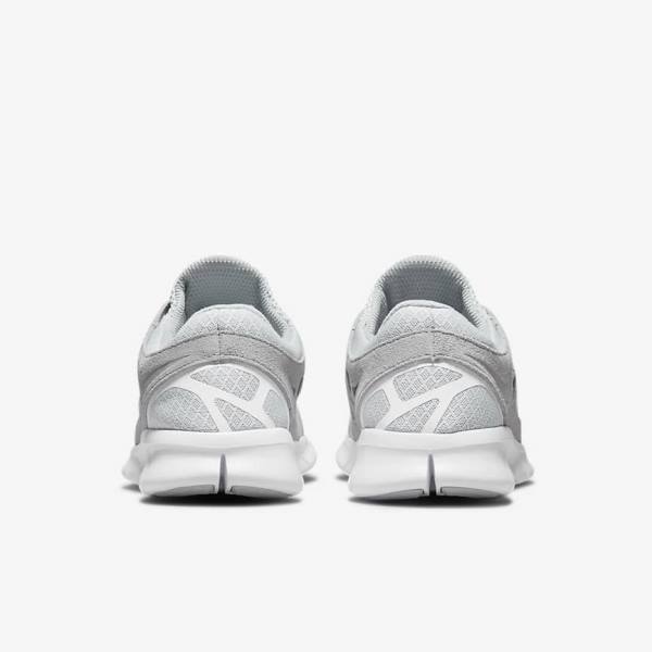 Men's Nike Free Run 2 Sneakers Grey / White / Platinum | NK054MWI