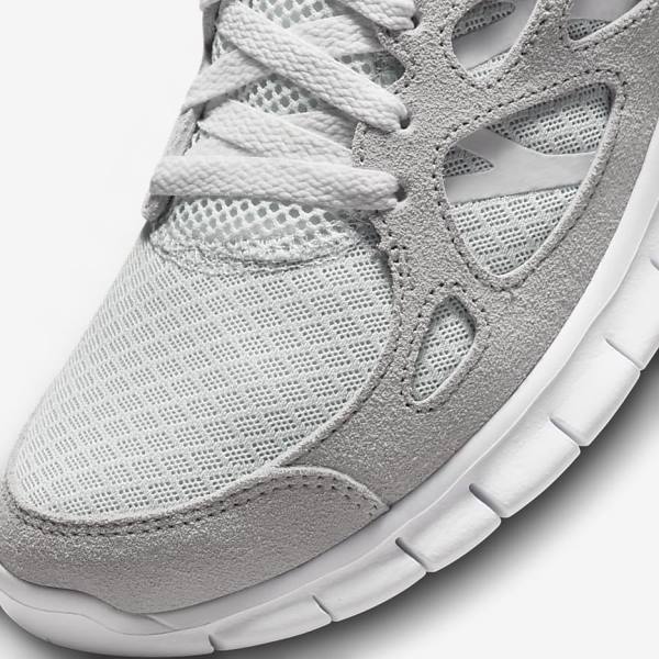 Men's Nike Free Run 2 Sneakers Grey / White / Platinum | NK054MWI