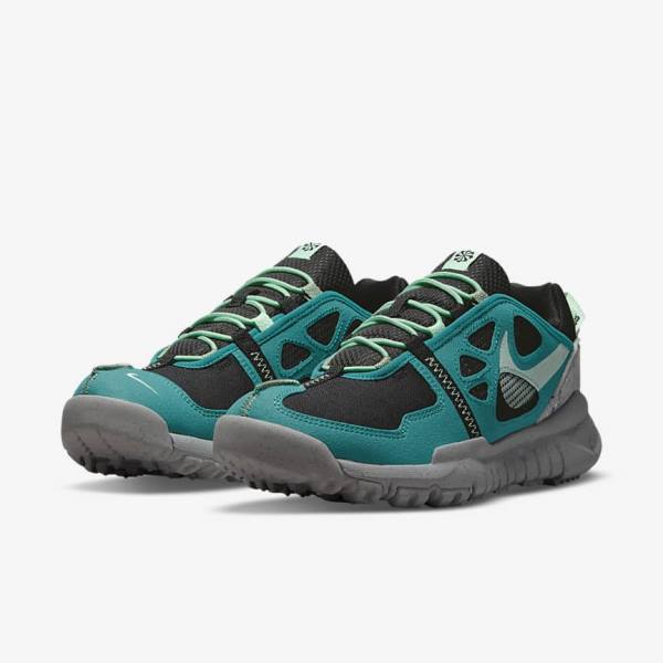 Men's Nike Free Terra Vista Sneakers Black / Green / Mint | NK357PGM