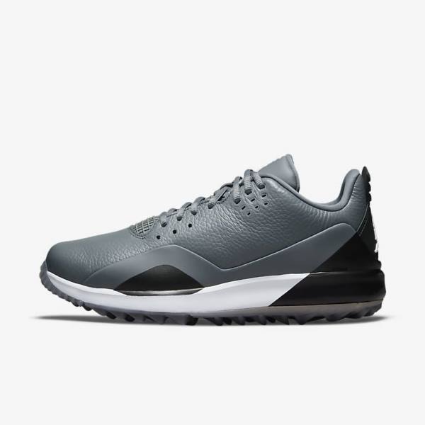 Men\'s Nike Jordan ADG 3 Jordan Shoes Grey / Black / White | NK254IOV