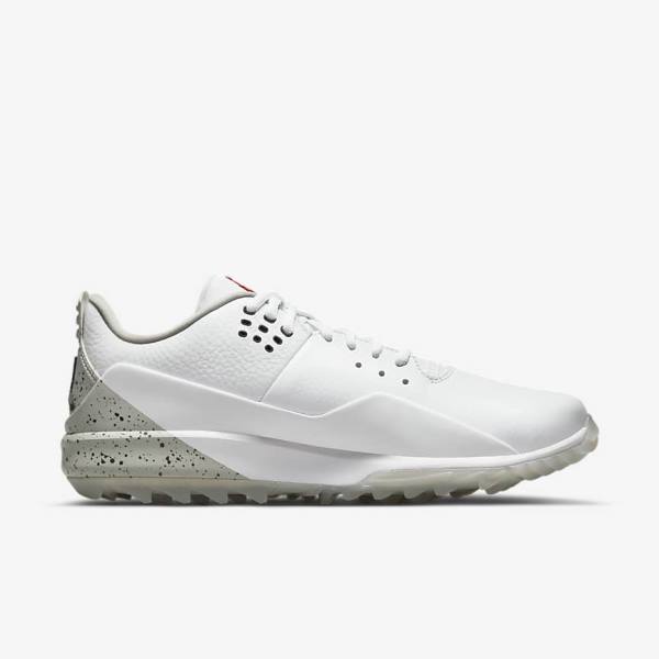 Men's Nike Jordan ADG 3 Jordan Shoes White / Grey / Black | NK726KQH