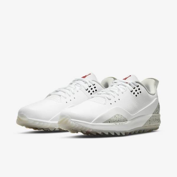 Men's Nike Jordan ADG 3 Jordan Shoes White / Grey / Black | NK726KQH