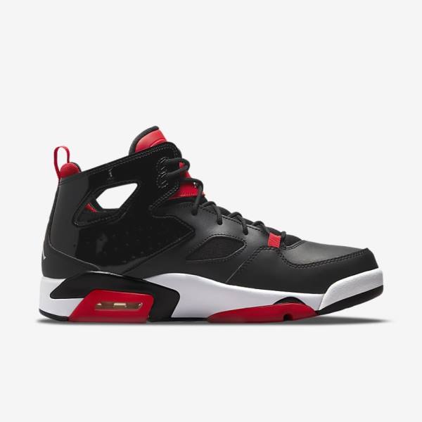 Men's Nike Jordan Flight Club 91 Sneakers Black / Red / White | NK907CSB