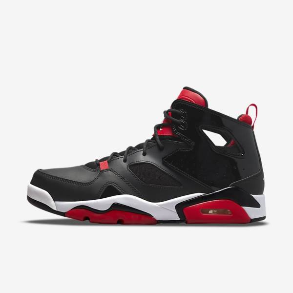 Men\'s Nike Jordan Flight Club 91 Sneakers Black / Red / White | NK907CSB