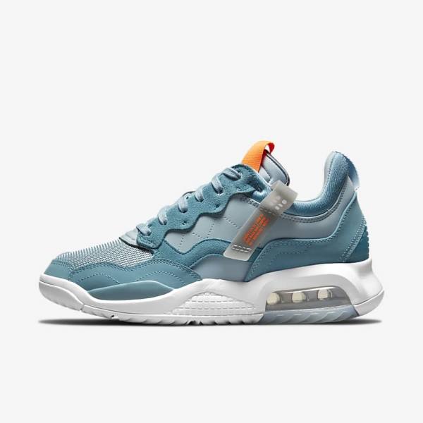 Men\'s Nike Jordan MA2 Jordan Shoes Light Blue / Grey / Orange | NK054GBC