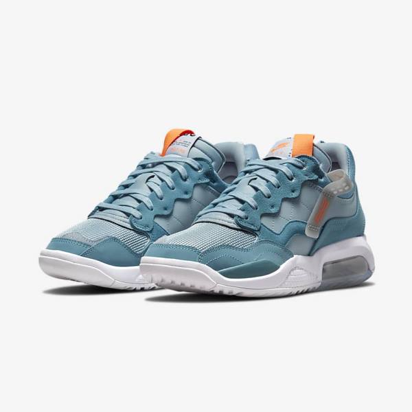 Men's Nike Jordan MA2 Sneakers Light Blue / Grey / Orange | NK671XJF