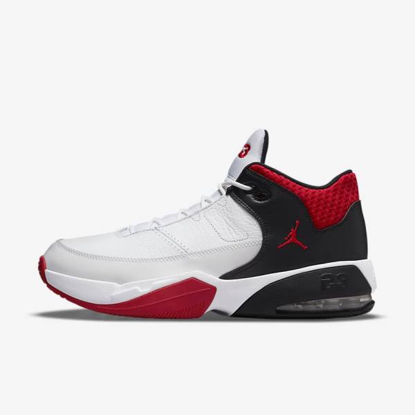 Men\'s Nike Jordan Max Aura 3 Jordan Shoes White / Black / Red | NK054JZI