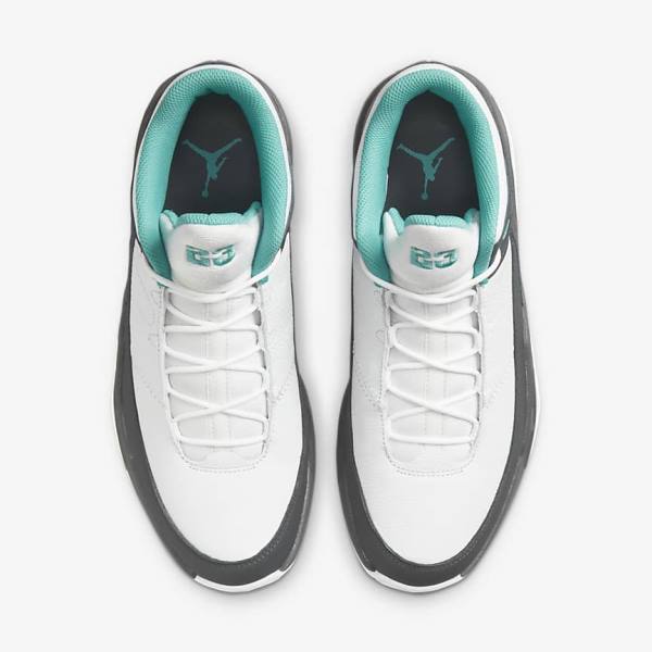 Men's Nike Jordan Max Aura 3 Jordan Shoes White / Grey / Turquoise | NK081JAM