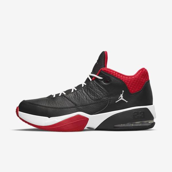 Men\'s Nike Jordan Max Aura 3 Jordan Shoes Black / Red / White | NK276EVK