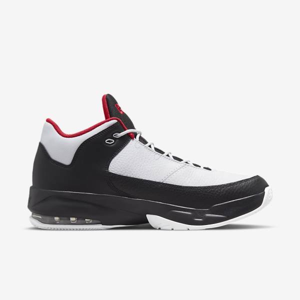 Men's Nike Jordan Max Aura 3 Jordan Shoes White / Black / Red | NK869YHP