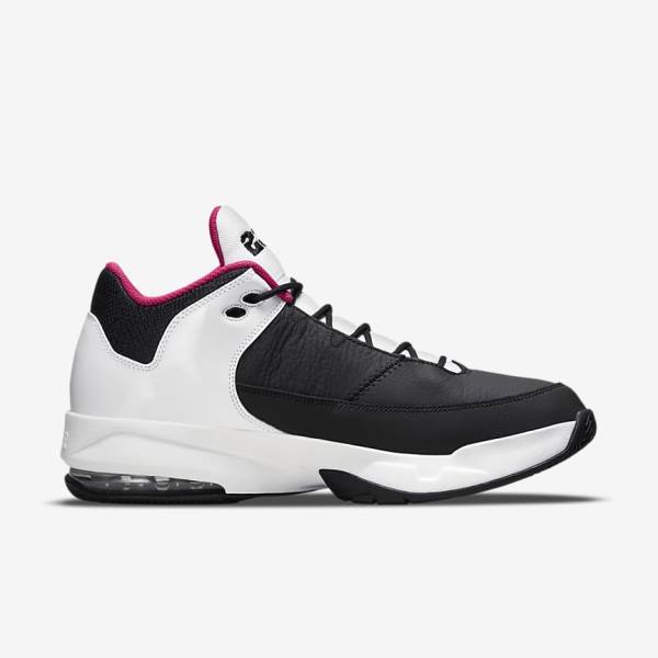 Men's Nike Jordan Max Aura 3 Sneakers Black / White / Pink / Blue | NK451KOG