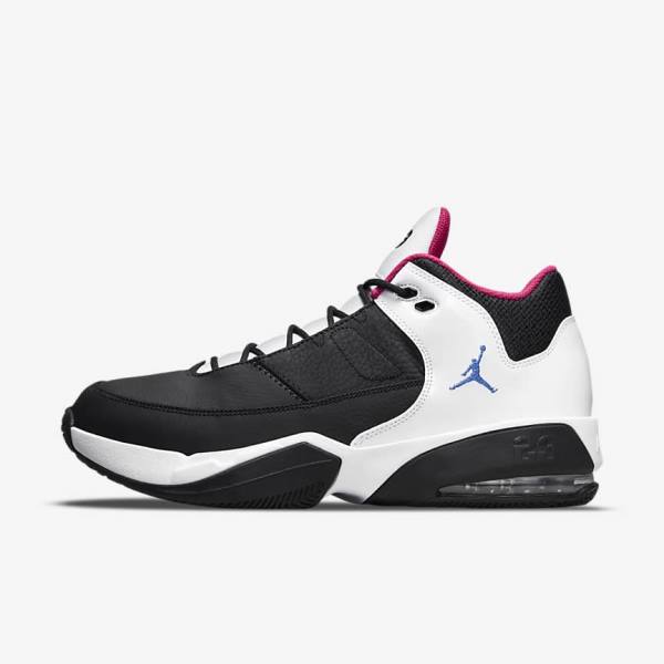 Men\'s Nike Jordan Max Aura 3 Sneakers Black / White / Pink / Blue | NK451KOG