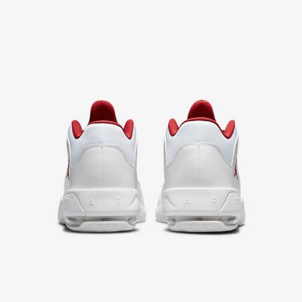 Men's Nike Jordan Max Aura 3 Sneakers White / Platinum / Black / Red | NK052LBU