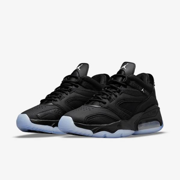 Men's Nike Jordan Point Lane Jordan Shoes Black / White | NK576BRW