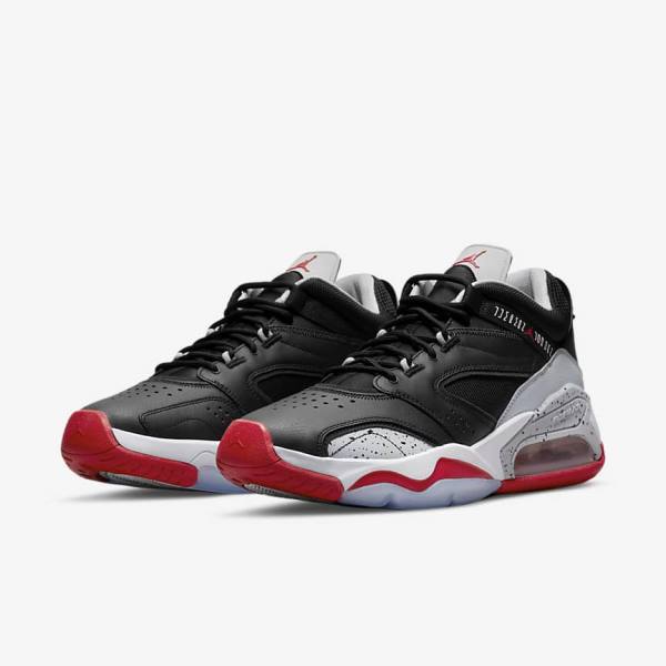 Men's Nike Jordan Point Lane Sneakers Black / Grey / White / Red | NK793CDB