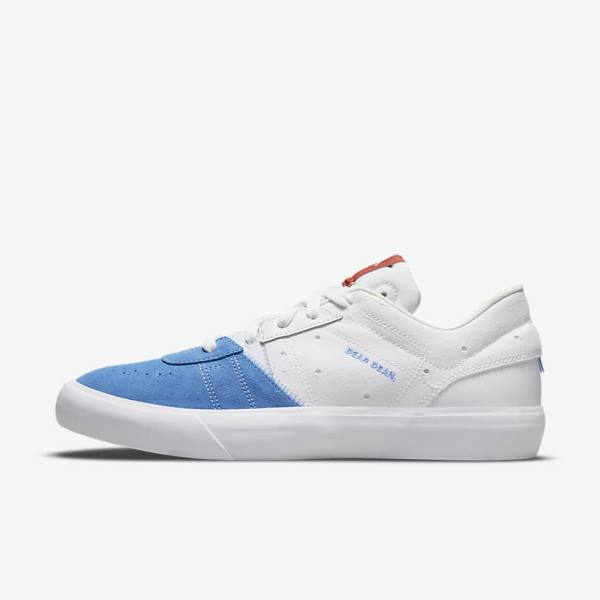 Men\'s Nike Jordan Series .02 Dear Dean Jordan Shoes White / Blue | NK482QYI