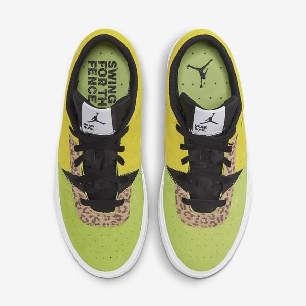 Men's Nike Jordan Series .03 Dear 90s Jordan Shoes Light Yellow / Light Green / Black | NK678TAW