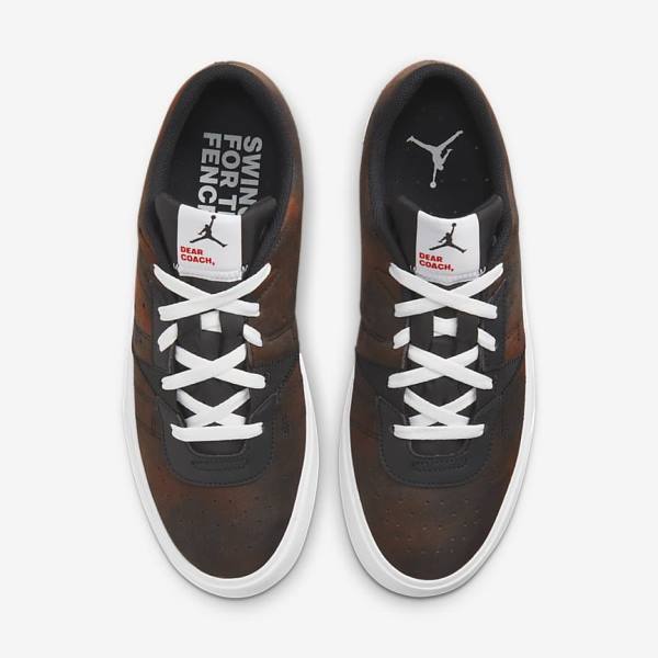 Men's Nike Jordan Series .03 Dear Coach Sneakers Brown / White / Black | NK468LIS