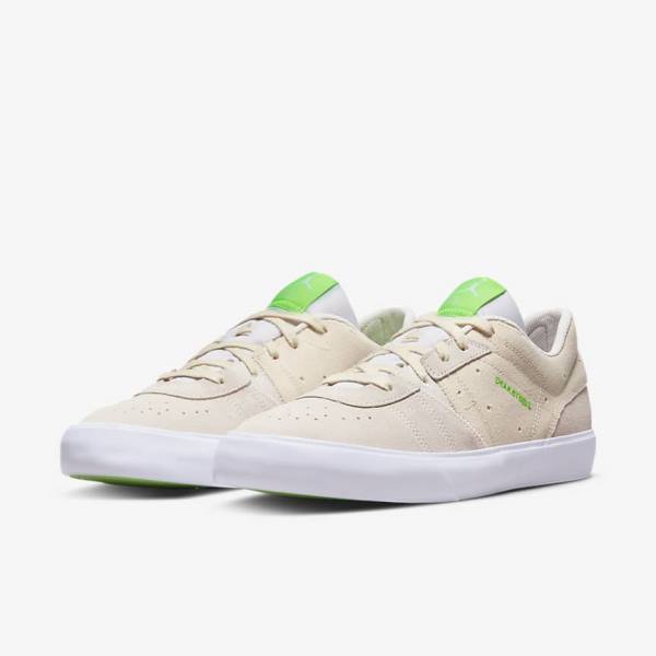 Men's Nike Jordan Series .05 Jordan Shoes White / Green | NK902GPZ