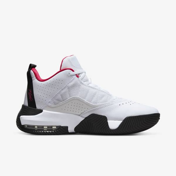 Men's Nike Jordan Stay Loyal Jordan Shoes White / Black / Pink | NK371LQF