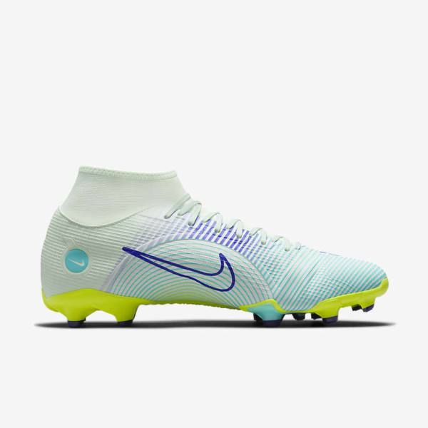 Men's Nike Mercurial Dream Speed Superfly 8 Academy MG Multi-Grounds Football Shoes Green / Purple / Green | NK724FBC