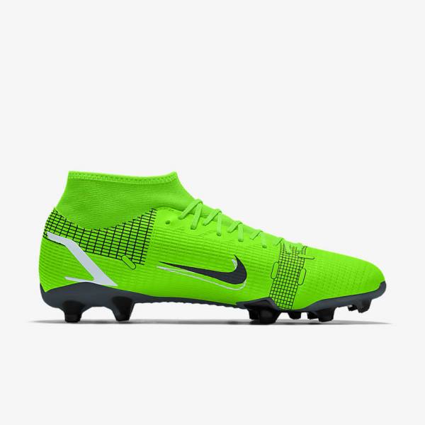 Men's Nike Mercurial Superfly 8 Academy By You Custom Football Shoes Multicolor | NK183CVP