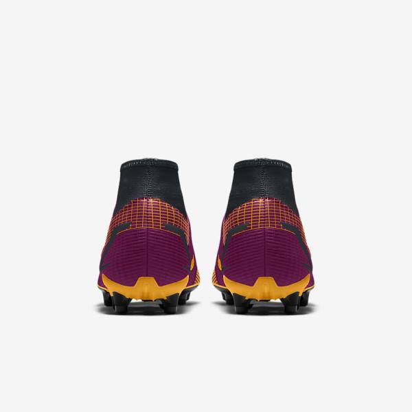 Men's Nike Mercurial Superfly 8 Academy By You Custom Football Shoes Multicolor | NK590UMP