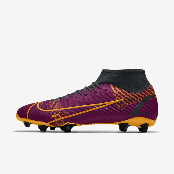 Men\'s Nike Mercurial Superfly 8 Academy By You Custom Football Shoes Multicolor | NK590UMP