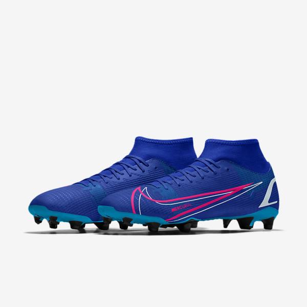 Men's Nike Mercurial Superfly 8 Academy By You Custom Football Shoes Multicolor | NK702XGA