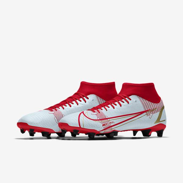 Men's Nike Mercurial Superfly 8 Academy By You Custom Football Shoes Multicolor | NK902RPN