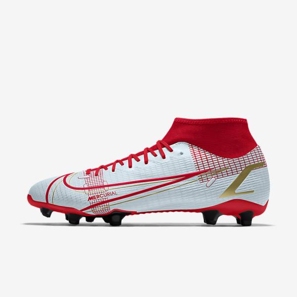 Men\'s Nike Mercurial Superfly 8 Academy By You Custom Football Shoes Multicolor | NK902RPN