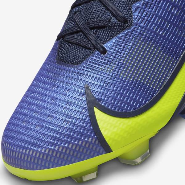 Men's Nike Mercurial Vapor 14 Elite FG Firm-Ground Football Shoes Blue | NK605OIS