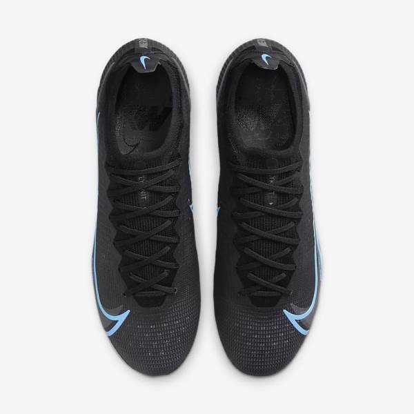 Men's Nike Mercurial Vapor 14 Elite FG Firm-Ground Football Shoes Black | NK984NHQ