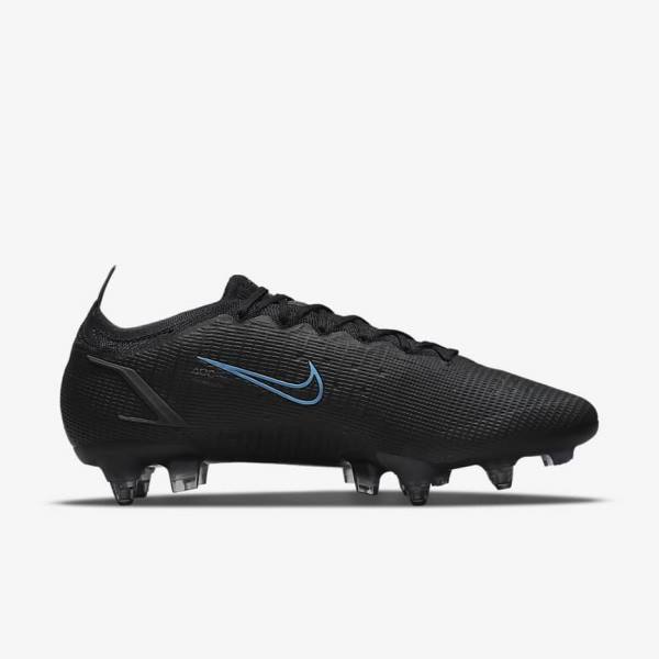 Men's Nike Mercurial Vapor 14 Elite SG-Pro AC Soft-Ground Football Shoes Black / Grey | NK294ZCQ