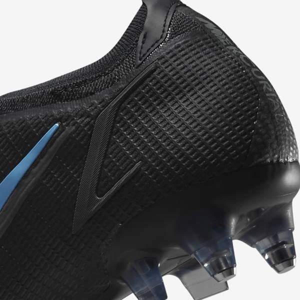 Men's Nike Mercurial Vapor 14 Elite SG-Pro AC Soft-Ground Football Shoes Black / Grey | NK294ZCQ