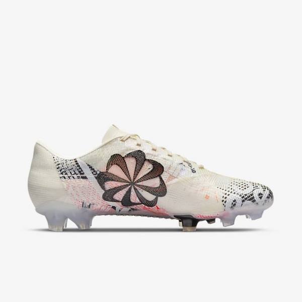 Men's Nike Mercurial Vapor Next Nature FG Firm-Ground Football Shoes Light Pink / Orange / Black | NK427BEW