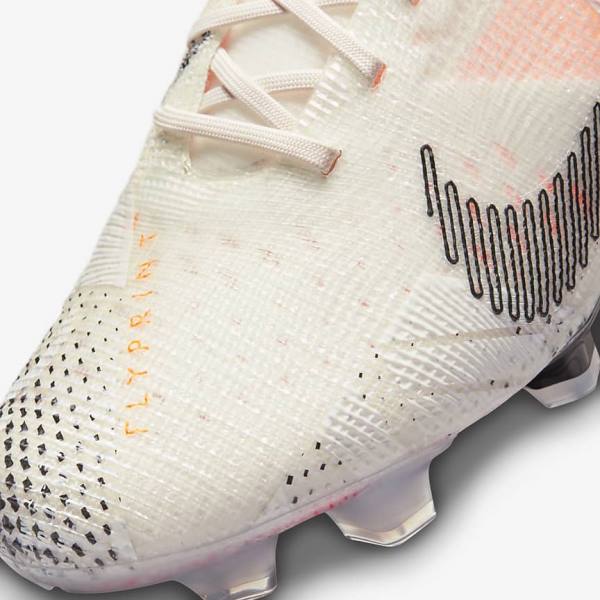 Men's Nike Mercurial Vapor Next Nature FG Firm-Ground Football Shoes Light Pink / Orange / Black | NK427BEW