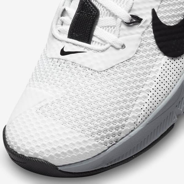 Men's Nike Metcon 7 Training Shoes White / Grey / Platinum / Black | NK782AYS