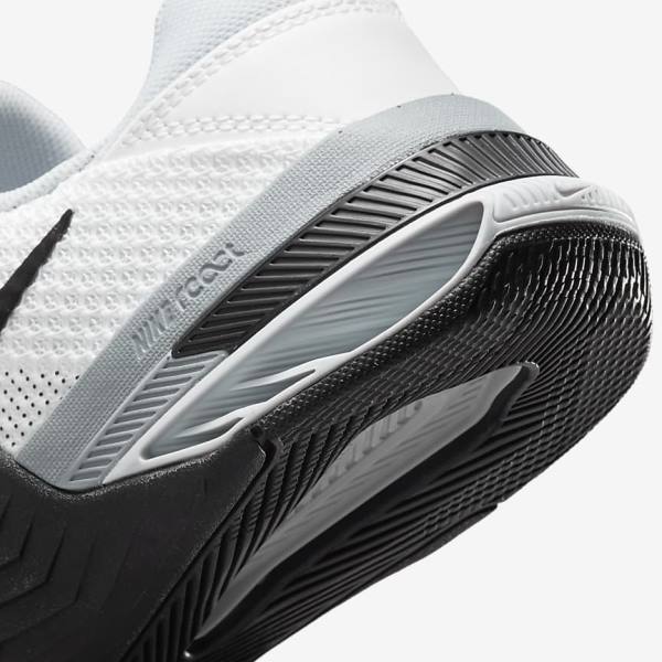 Men's Nike Metcon 7 Training Shoes White / Grey / Platinum / Black | NK782AYS