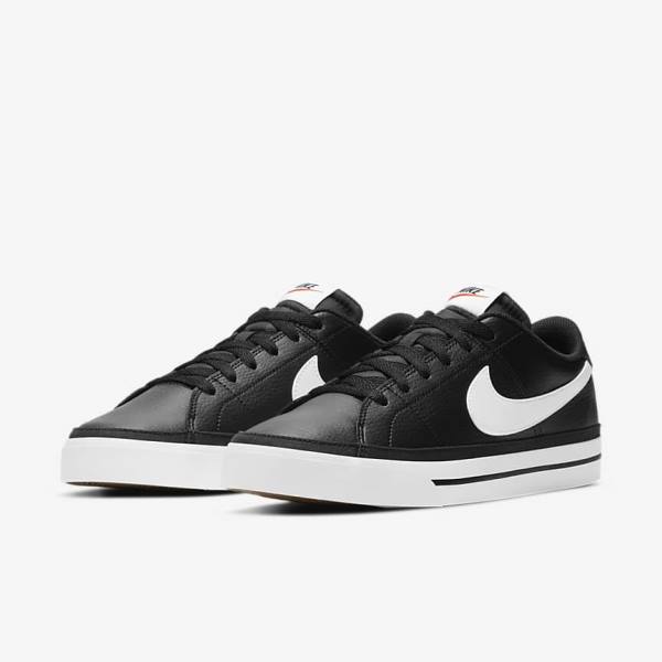 Men's Nike NikeCourt Legacy Sneakers Black / Light Brown / White | NK986DBG