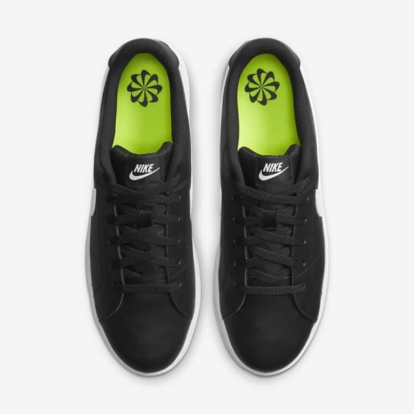 Men's Nike NikeCourt Royale 2 Next Nature Sneakers Black / White | NK906TMB