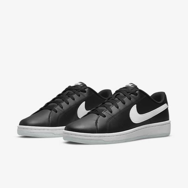 Men's Nike NikeCourt Royale 2 Next Nature Sneakers Black / White | NK906TMB